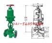 白湖J6B41J-10 耐腐蝕氣動襯膠截止閥