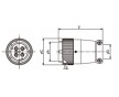 JR13JK-5S同軸圓形連接器HRS廣瀨